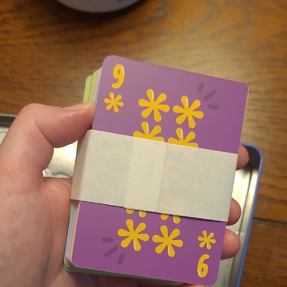 Power Puff Girl 5 Suit Deck With Metal Case - Picture 2 of 3